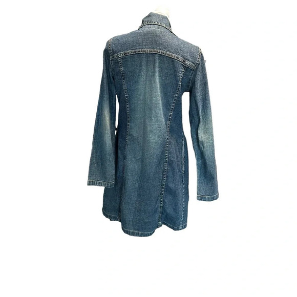 Eunina women's size medium denim jacket coat - Picture 3 of 6